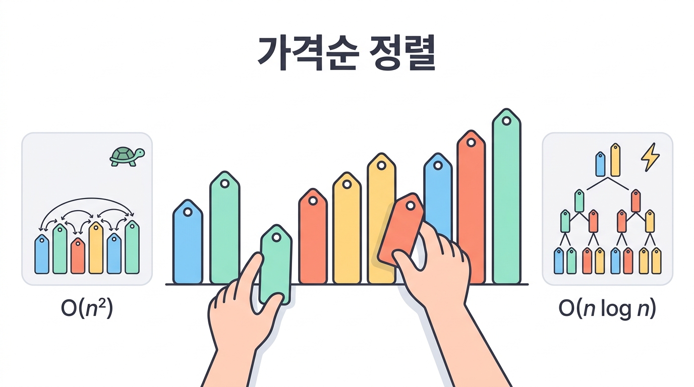 정렬 — 인기순 · 가격순 목록 만들기