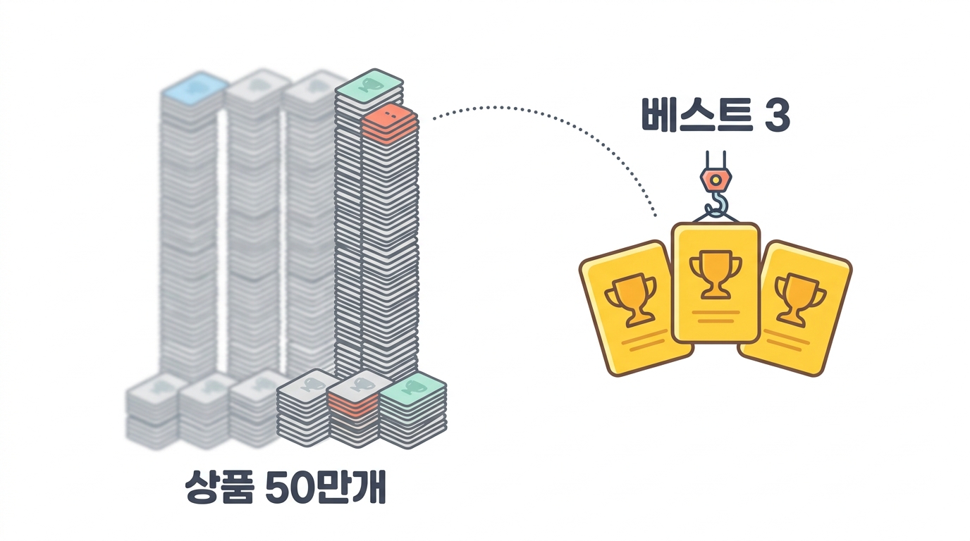 집계와 순위 — 베스트 10을 뽑는 법