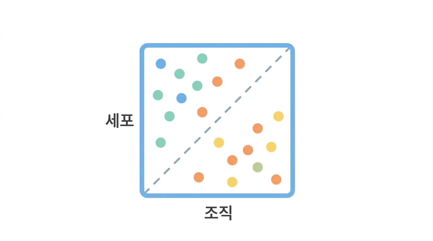같은 환자, 같은 척수 — 그런데 상관이 0.43