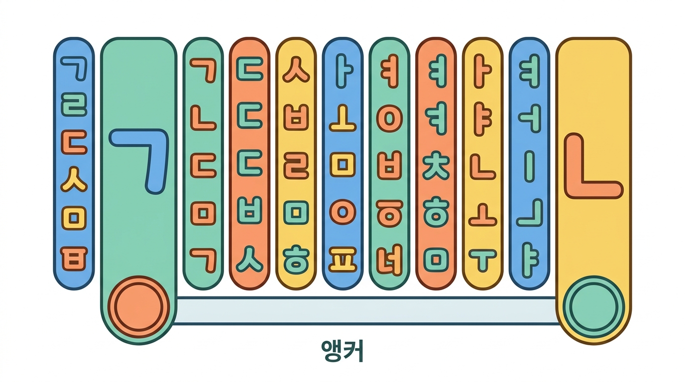 【실습】 결합 모티프 — 게시판마다 좋아하는 글자가 다르다