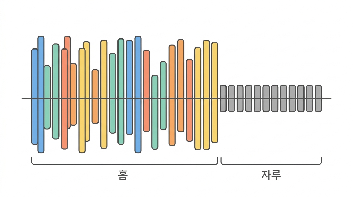 【실습】 다형성 지도 — 어느 자리가 사람마다 다른가