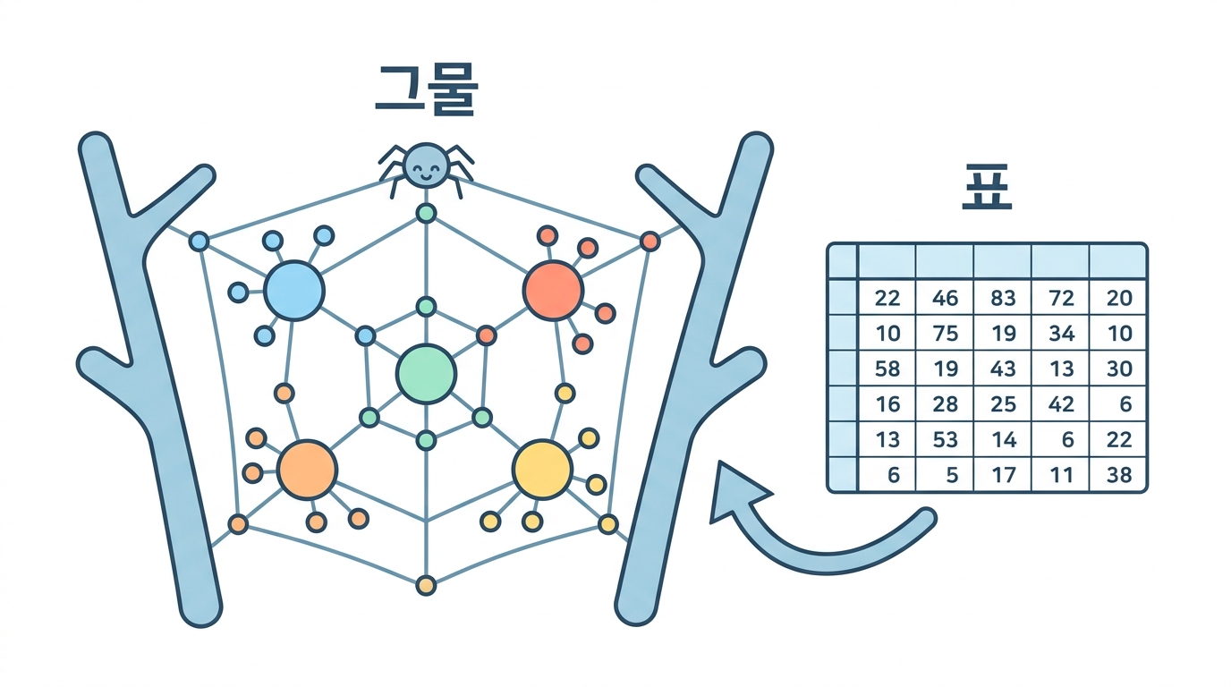 아라크네 첫걸음 — 유전자들의 거미줄을 되찾는다