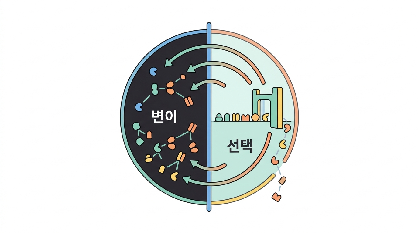 배중심 — 몸 안에서 진화가 일어나는 유일한 자리