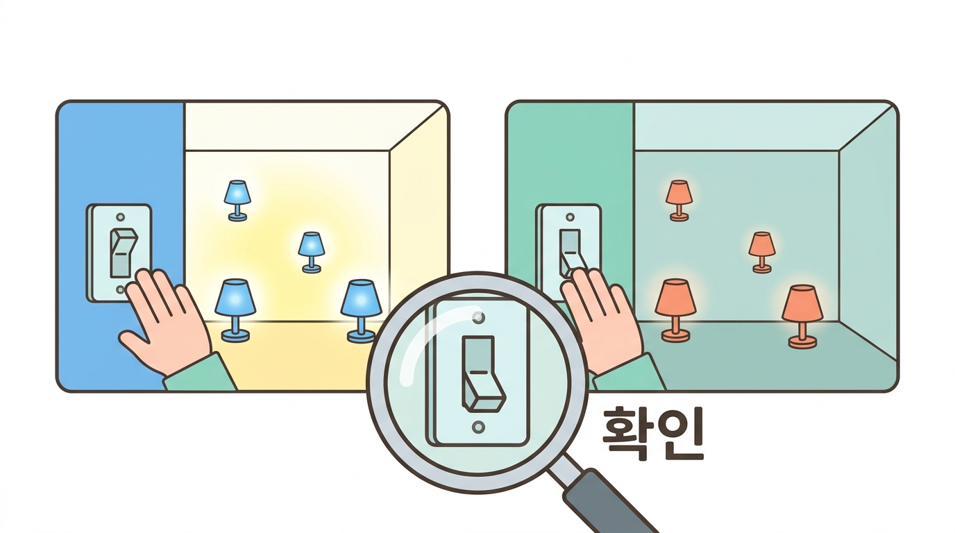 실험이 성공했나 — 녹다운부터 확인한다