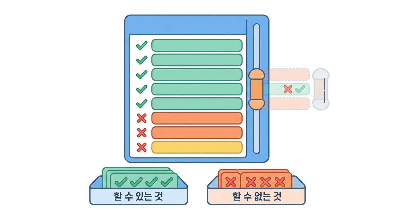 판정 — 우리가 만든 표는 쓸 만한가