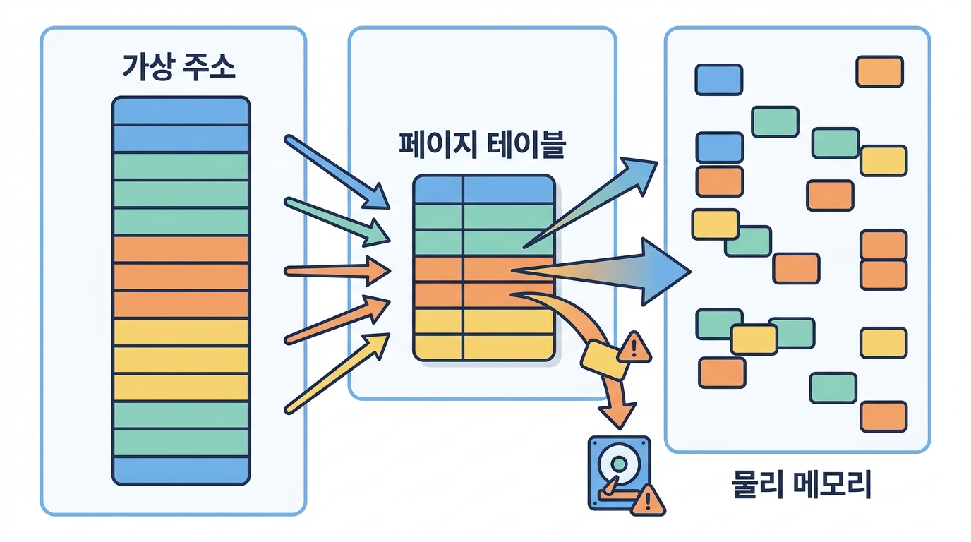 가상 메모리 — 모두에게 16GB를 주는 거짓말