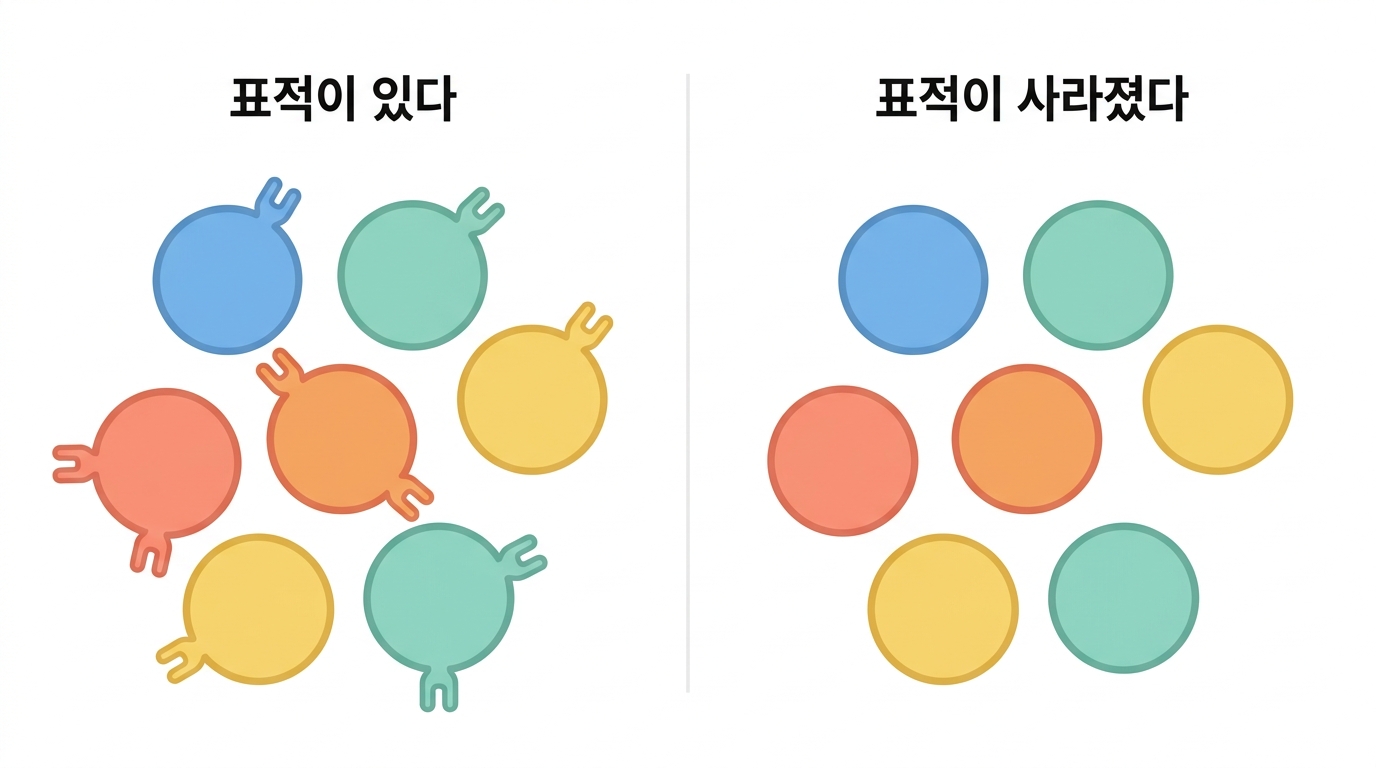 재발 — 표적이 사라지거나, 세포가 지치거나