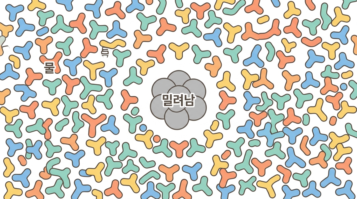 물 — 모든 반응이 일어나는 자리
