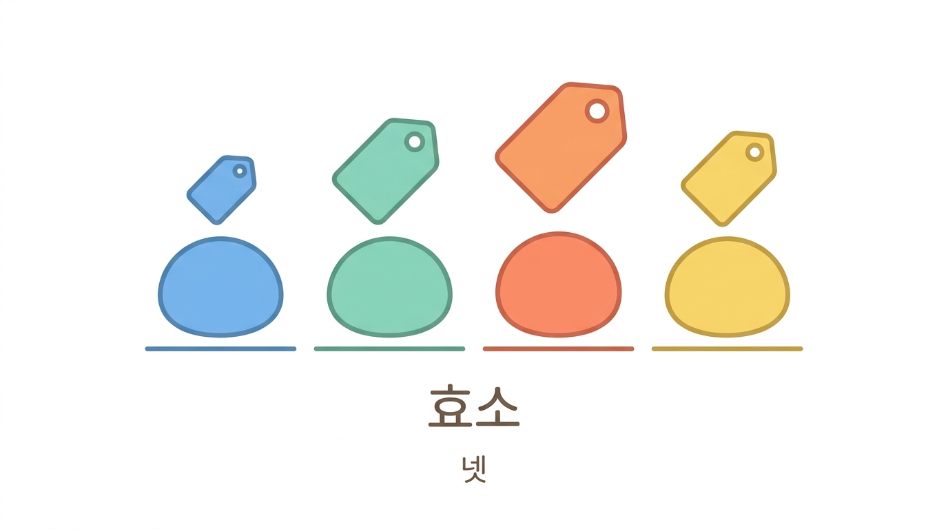 효소 넷 — 키트로 사면 일곱 배가 된다