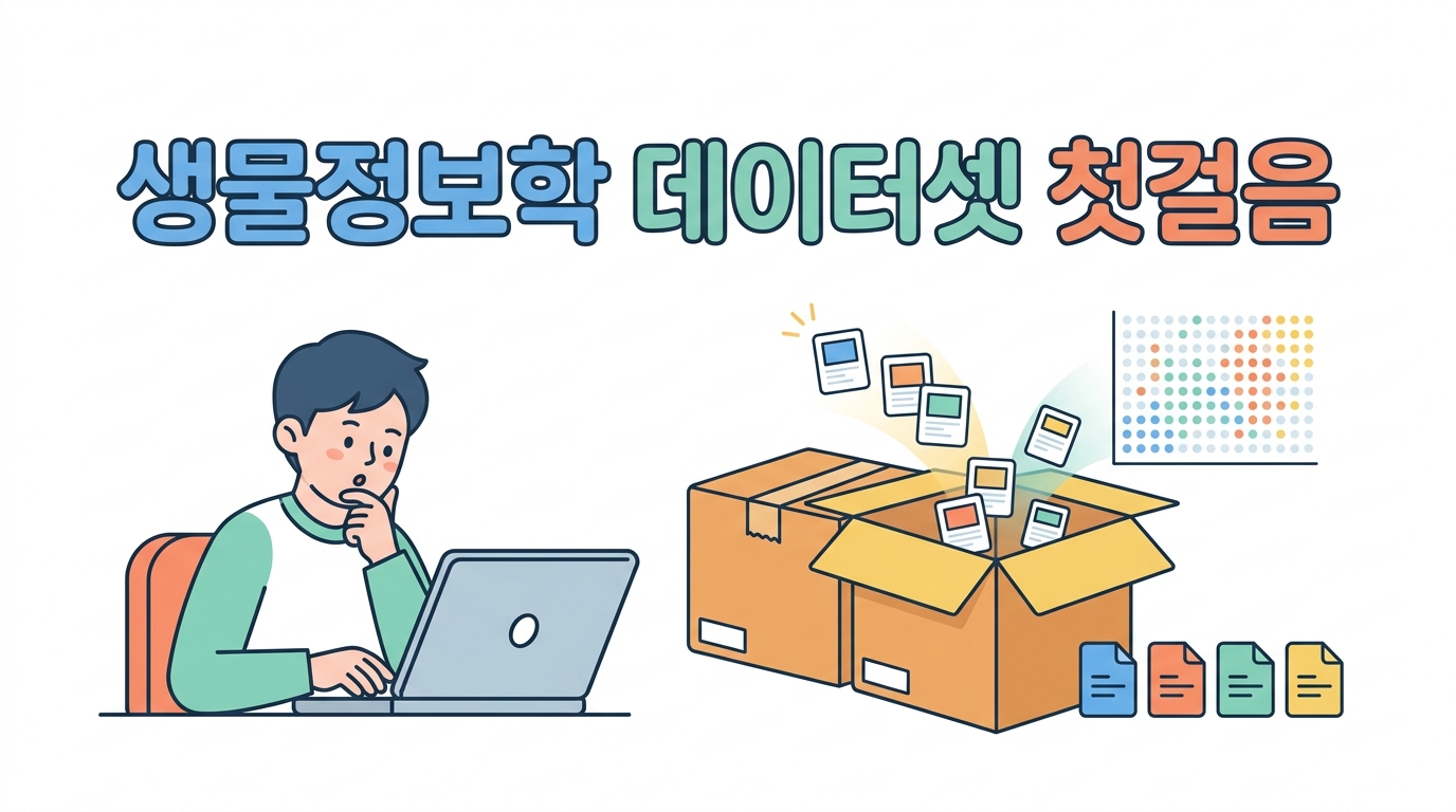 석박사의 생물정보학 데이터셋 첫걸음