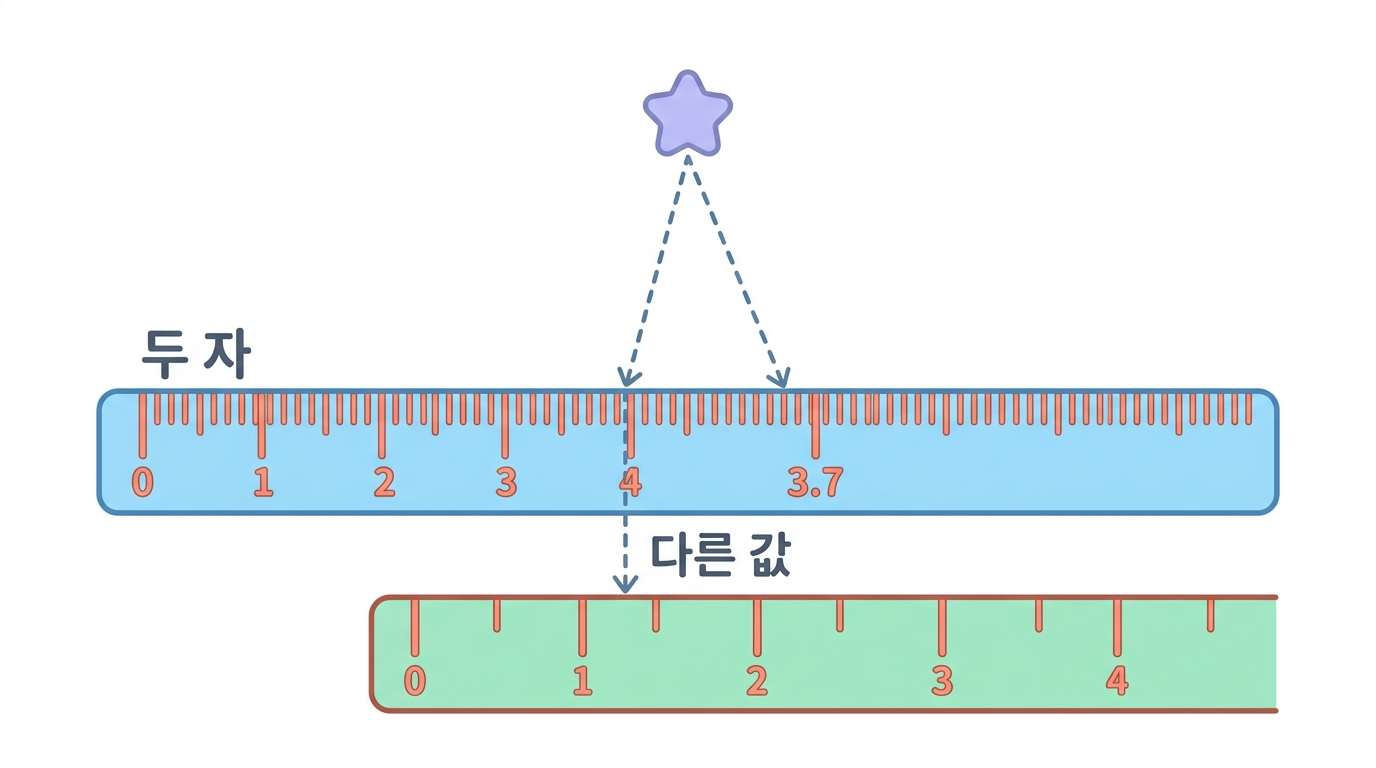 Vina 의 10.9 와 Glide 의 −20.66 — 견줄 수 없는 두 눈금