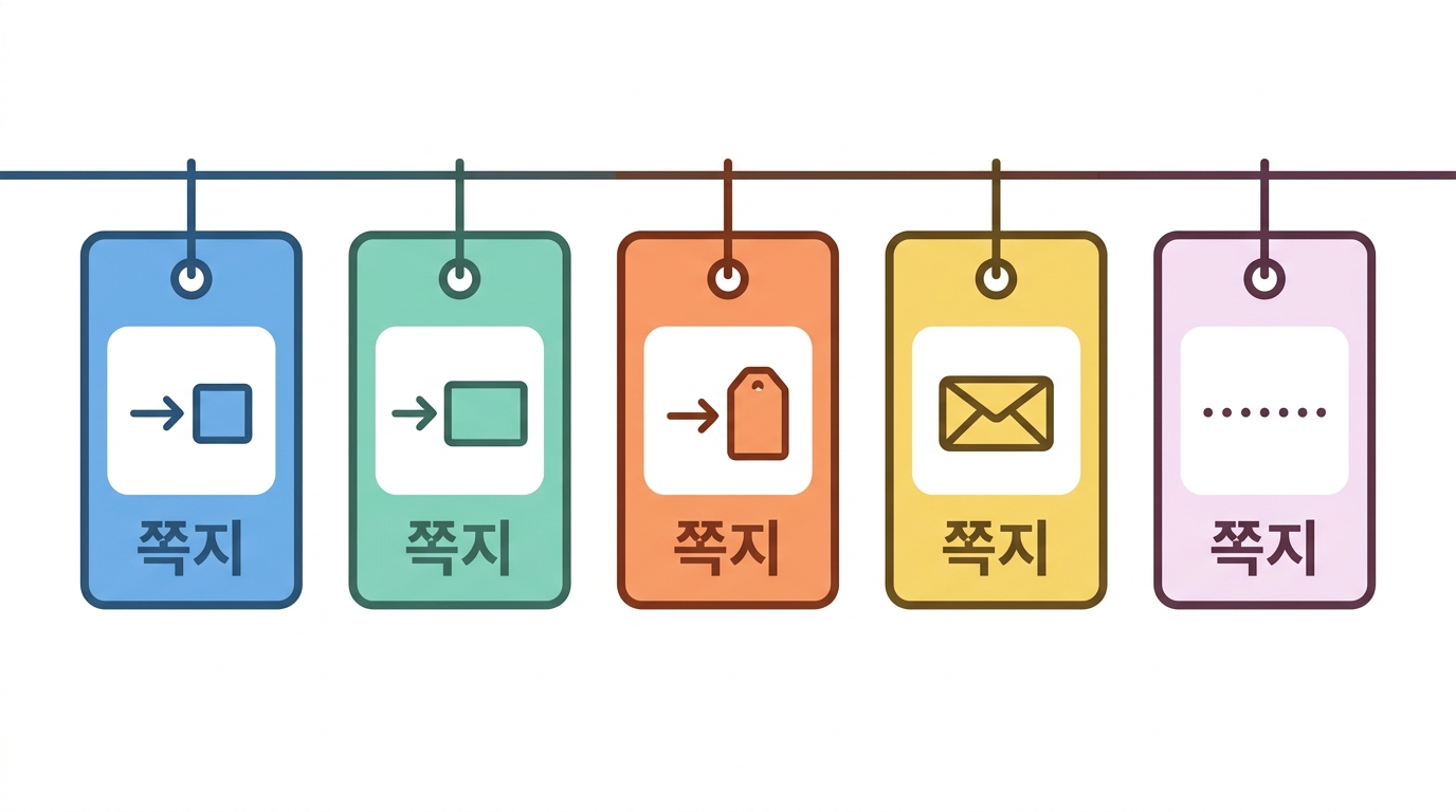 레코드 다섯 가지 — 이름표에 무엇을 적나