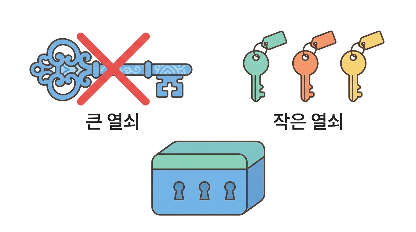 API 토큰 — 열쇠는 작게 깎아 쓴다