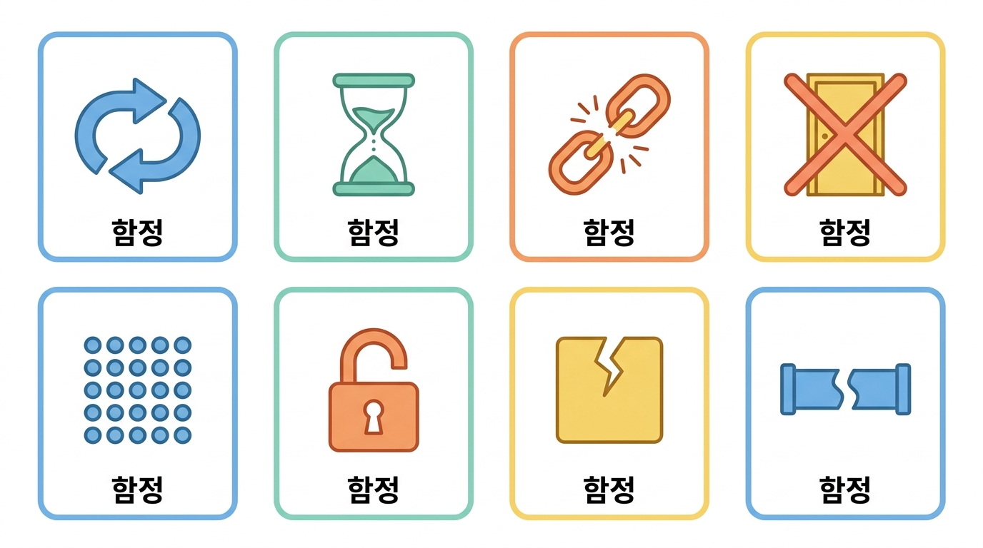 실제로 겪는 함정 여덟 가지