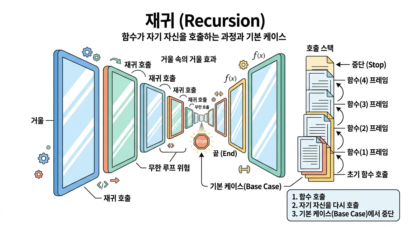 재귀 — 거울 속의 거울