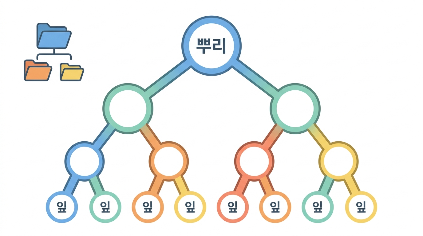 트리 — 뿌리에서 뻗어 나가는 가지