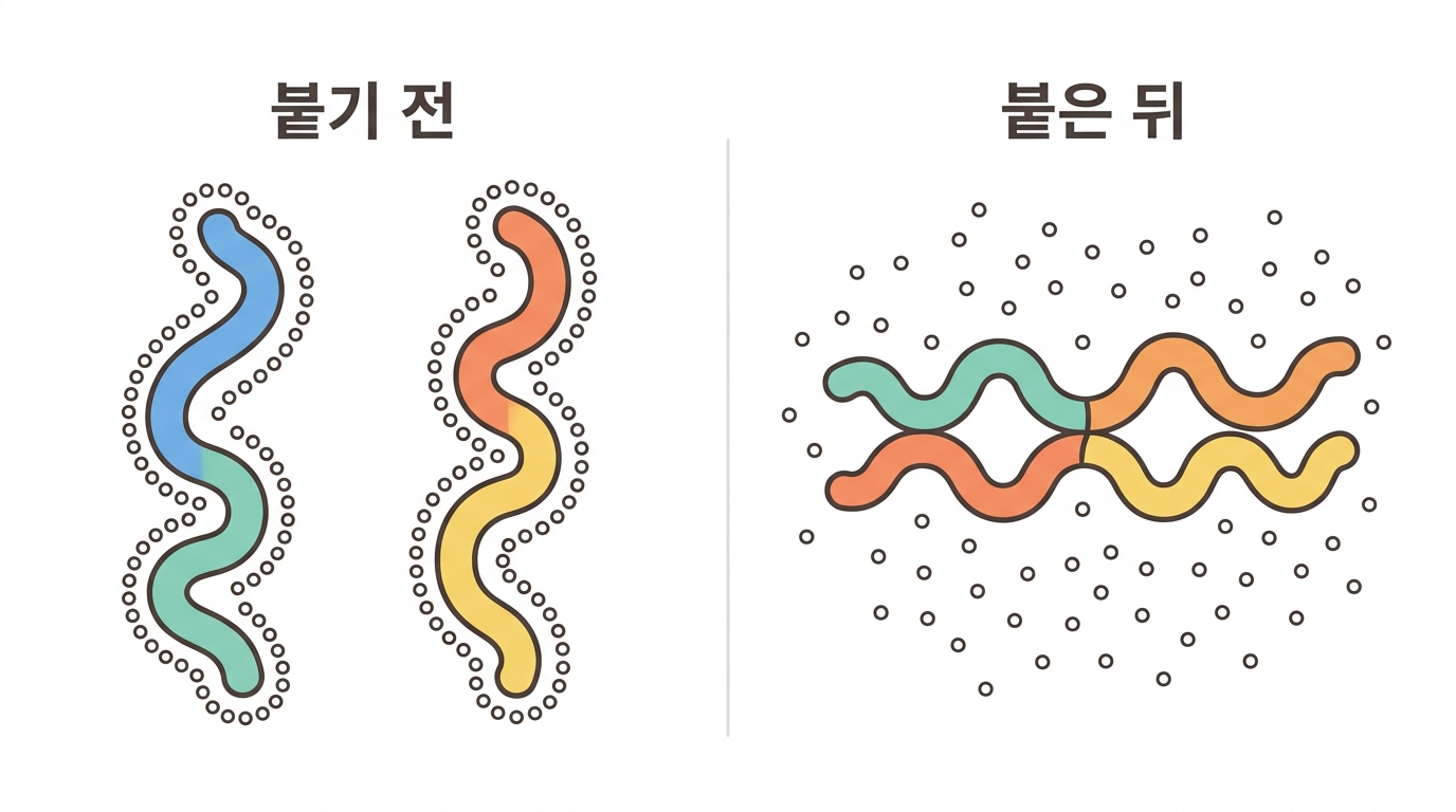 왜 저절로 붙는가 — 붙이는 것은 엔트로피다