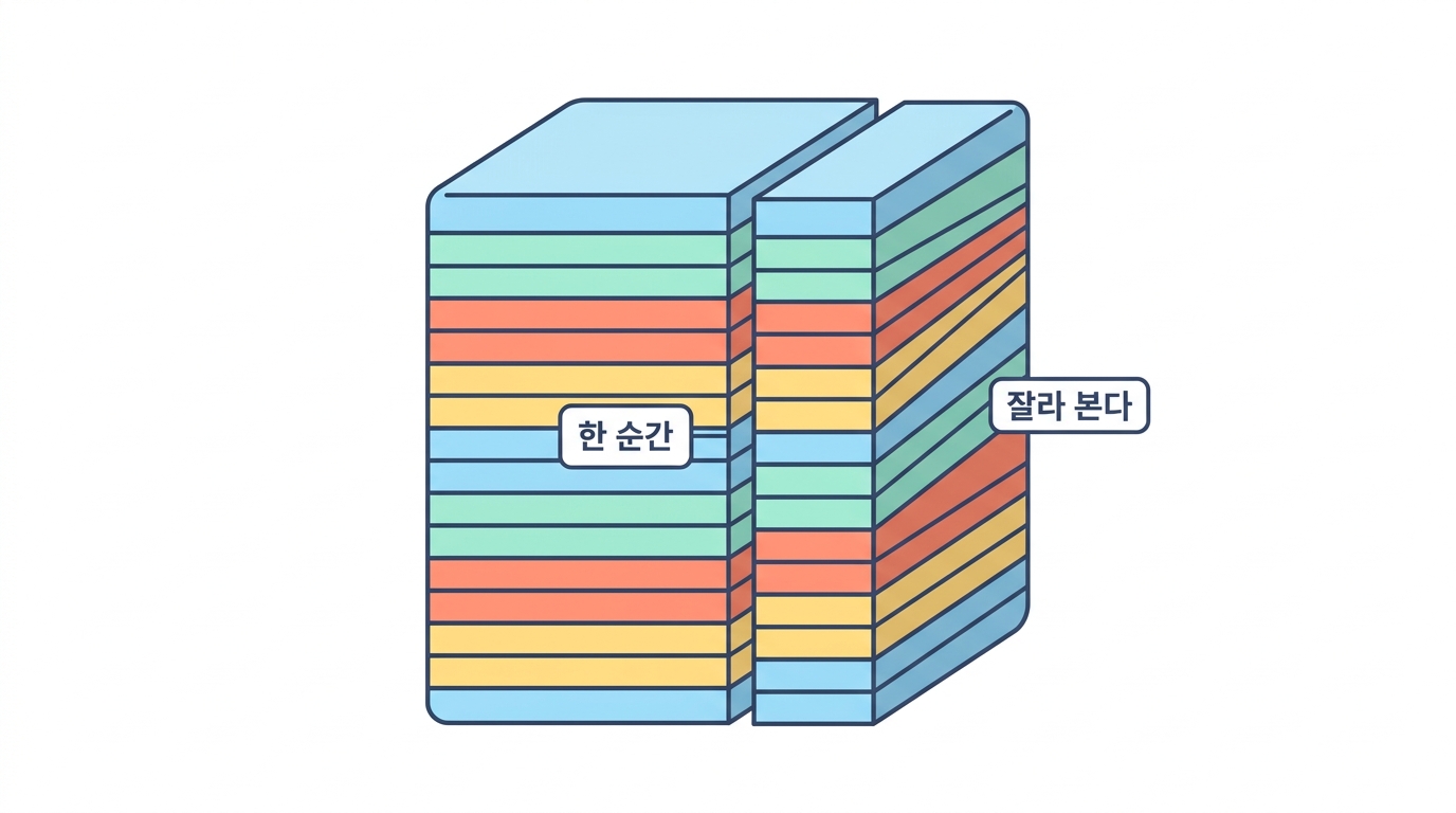 단면과 생태학 — 가장 싼 설계가 가장 잘 속인다