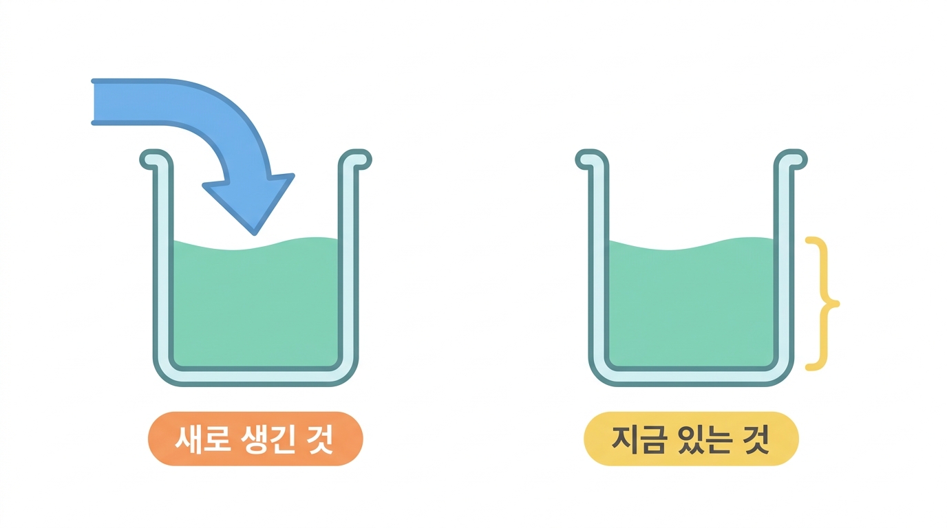 발생률과 유병률 — 흘러드는 것과 고여 있는 것