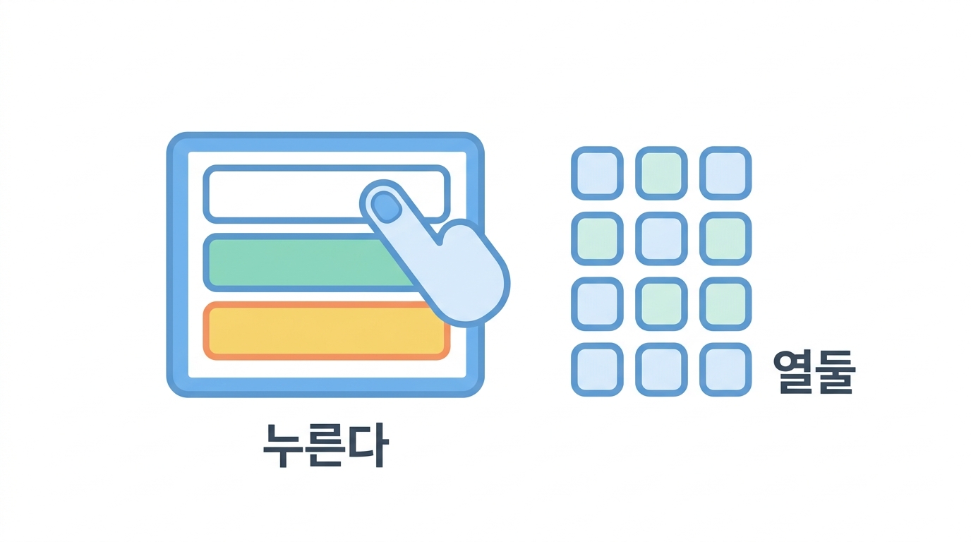 터치스크린과 키패드