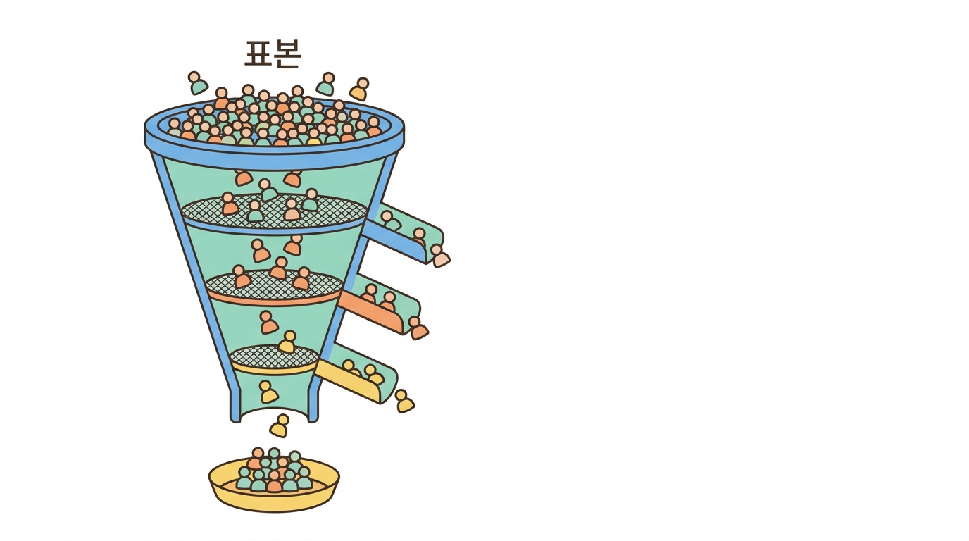표본 고르기 — 11,070명에서 시작한다