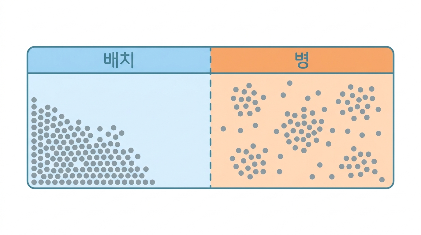 배치효과 — 시리즈가 곧 배치다