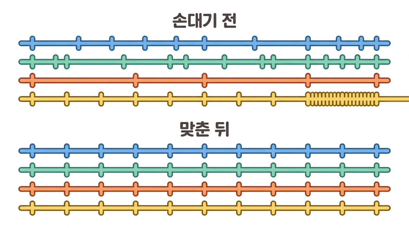 눈금 — 2.4 부터 96,841 까지, 그리고 −8.3 부터 +10.8 까지