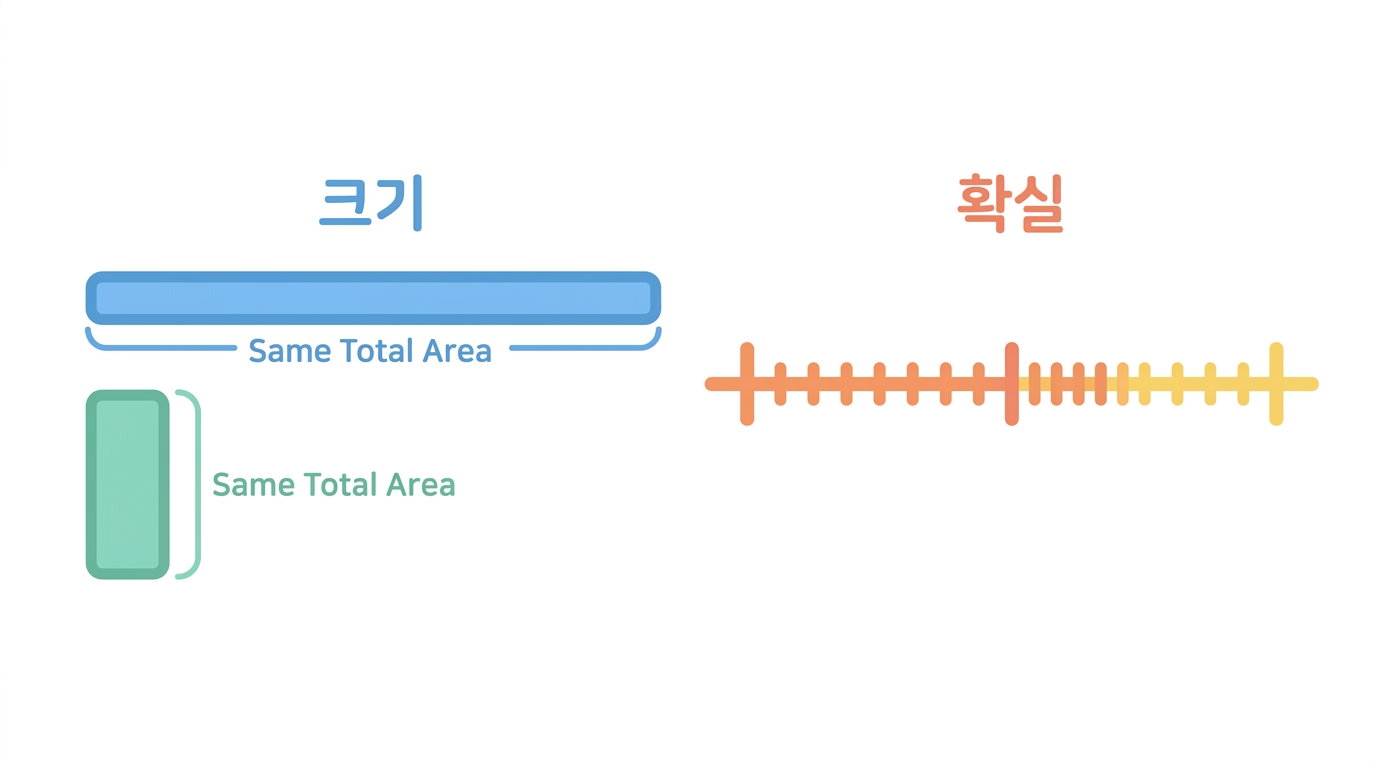 오즈비 중앙값 1.14 — 대부분의 히트는 아주 작다