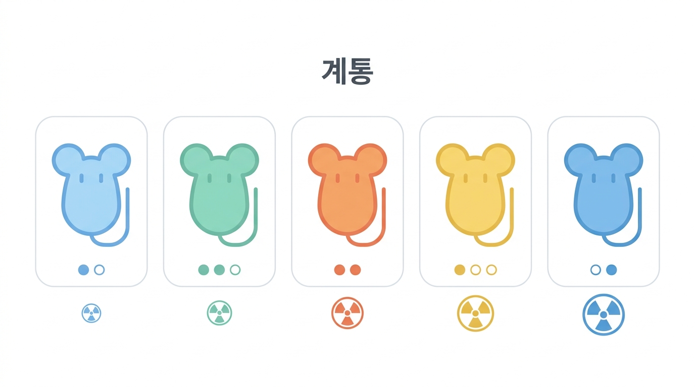 계통 고르기 — NSG · NOG · NCG · NRG · BRG