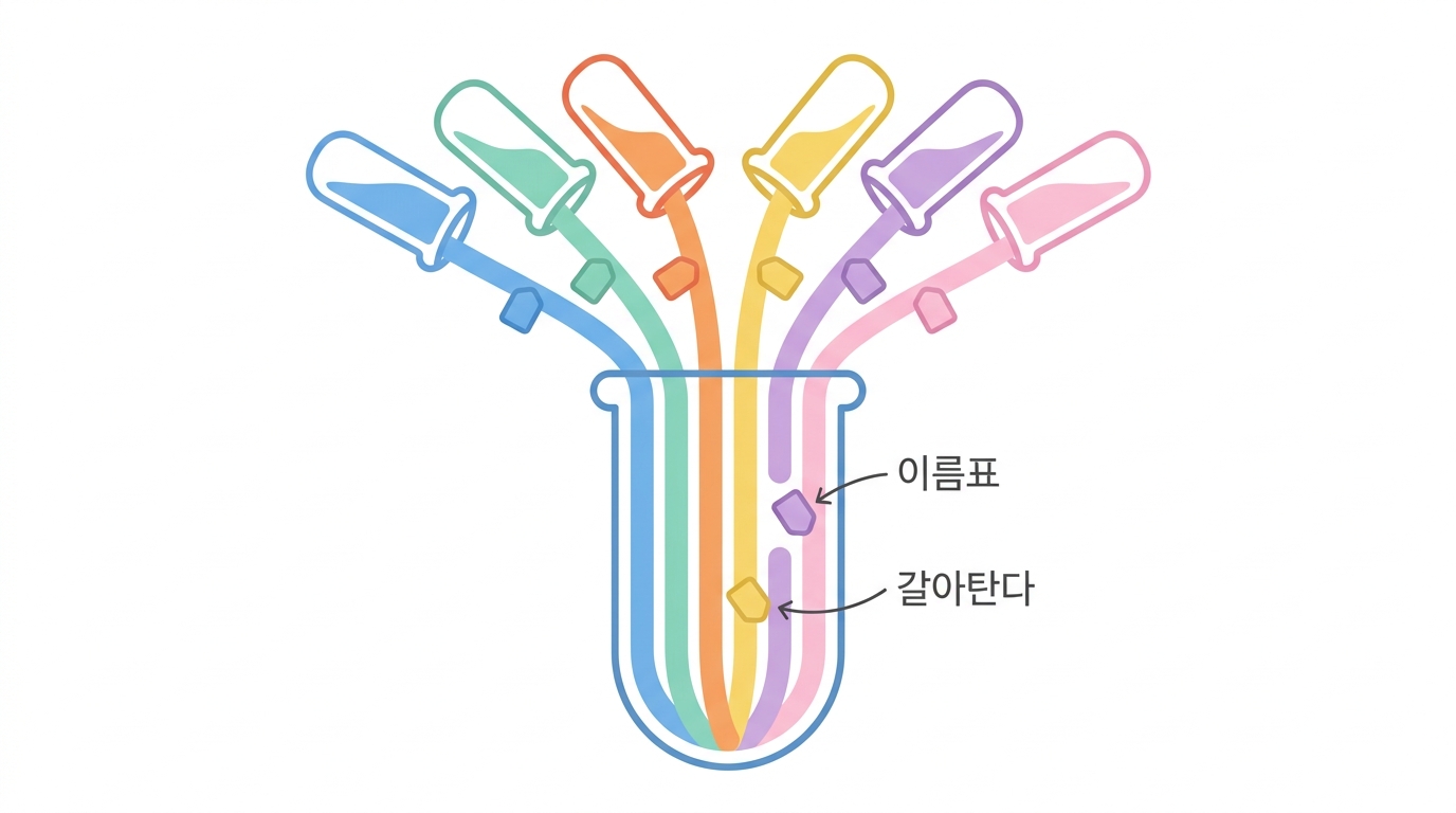 인덱스와 풀링 — 열두 시료를 한 통에 섞는다