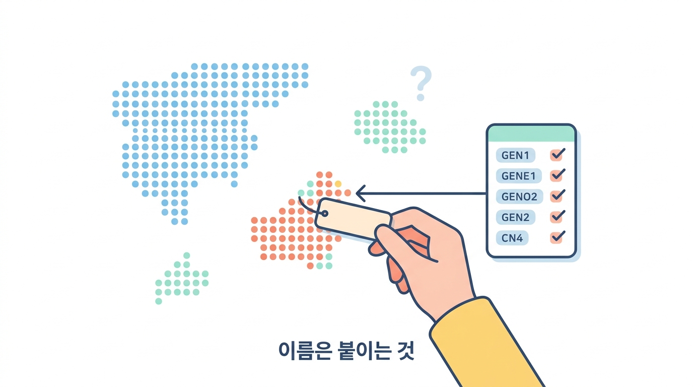 이름은 우리가 붙인 것 — 표지유전자와 그 한계