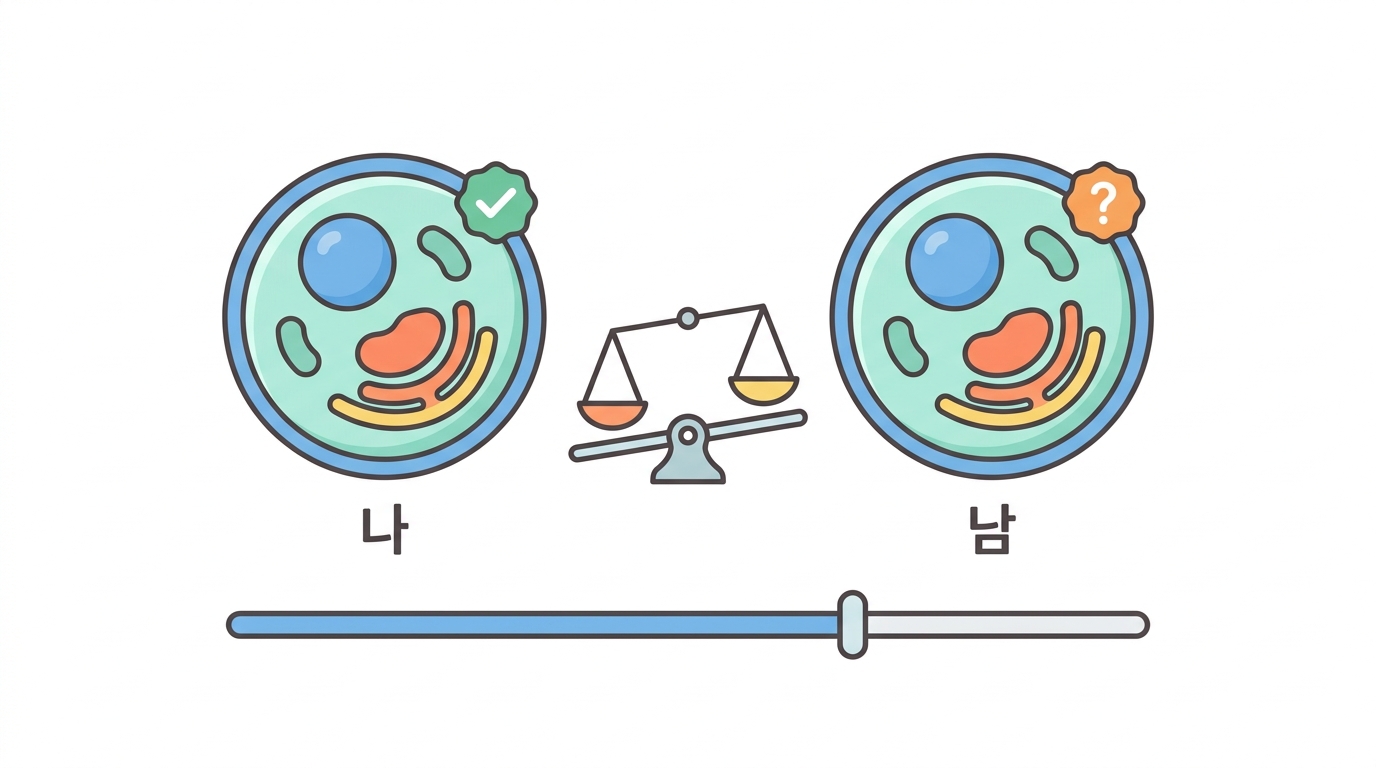나와 남 — 면역이 푸는 단 하나의 문제