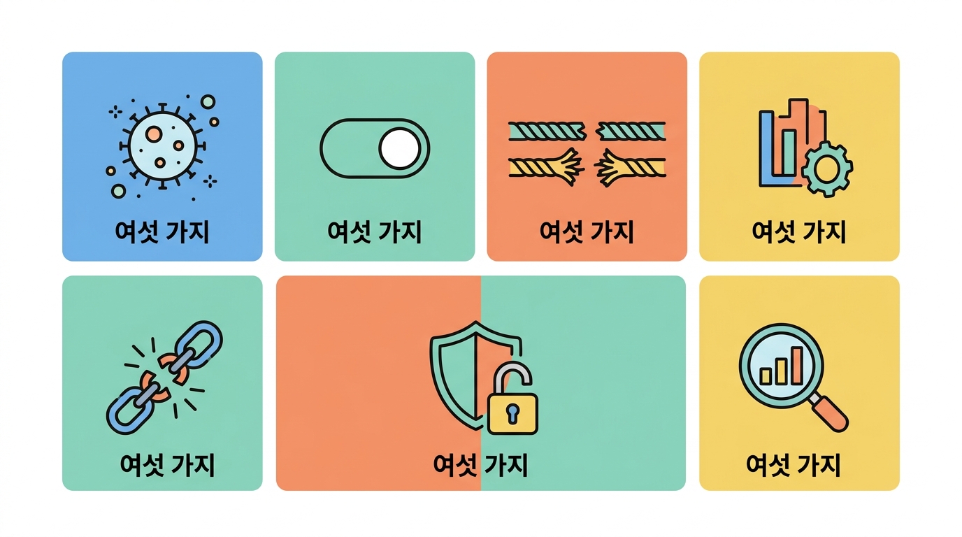 여섯 가지 발굴 논리 — 열넷을 꽂을 칸