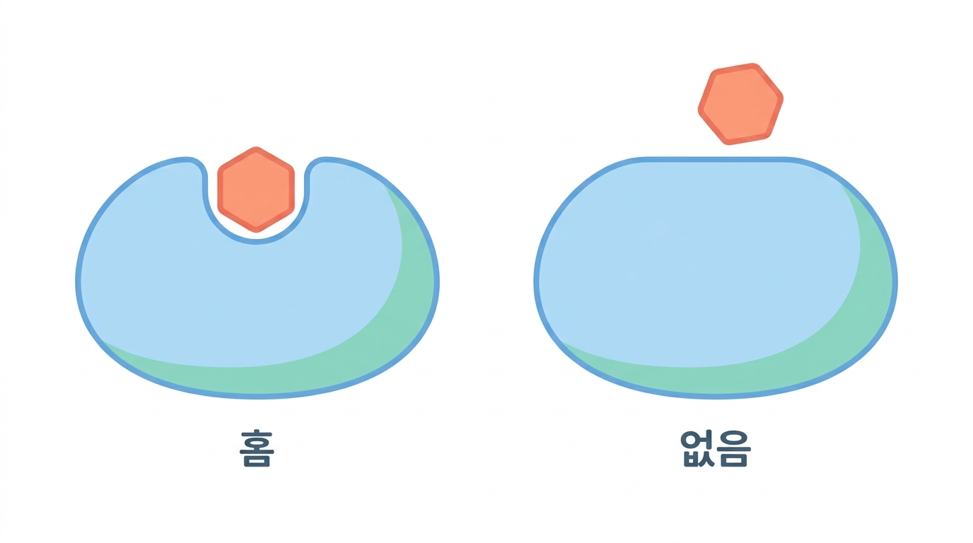 표적이 되려면 — 붙잡을 홈이 있어야 한다