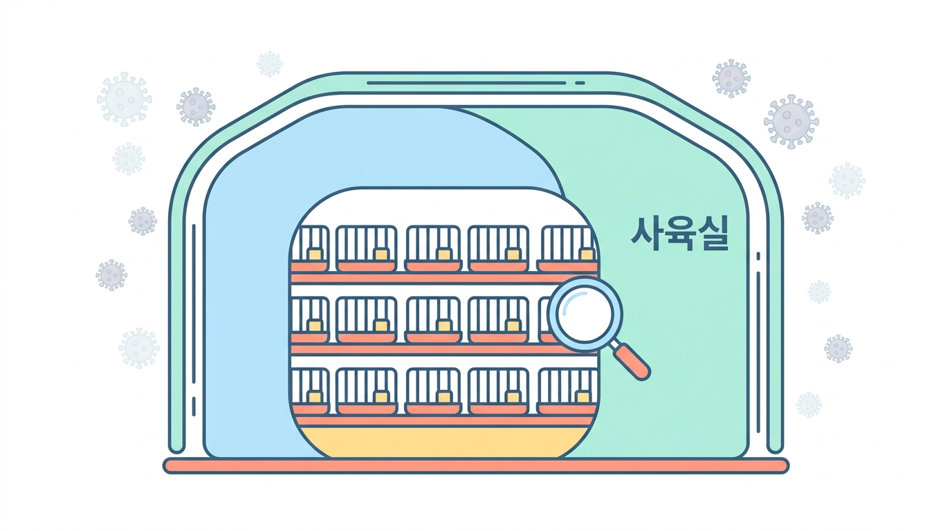 보이지 않는 감염 — 사육환경이 결과를 바꾼다