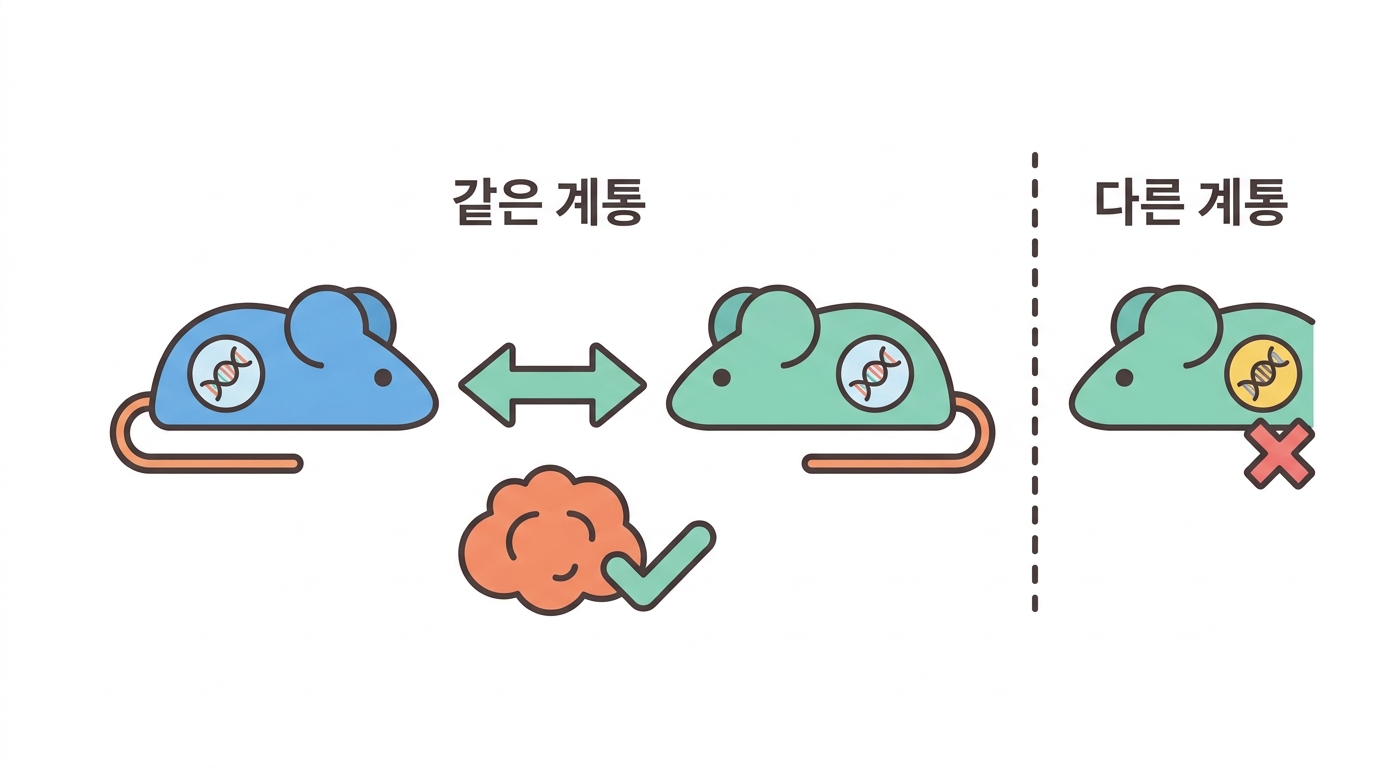 동계이식 — 면역이 살아 있는 유일한 이식