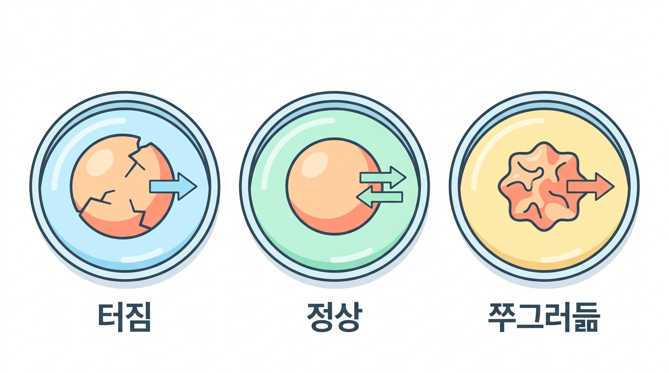 PBS — 세포를 다치지 않게 씻는 물