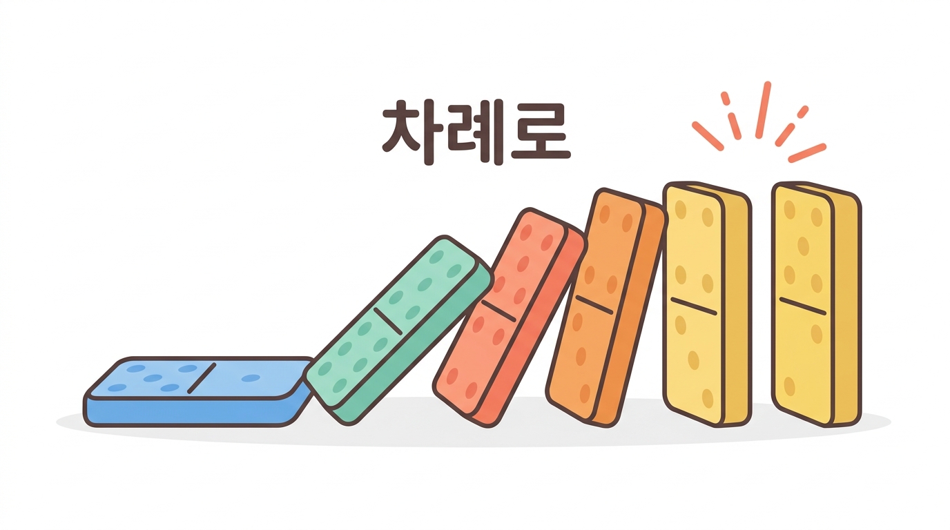 도미노 — 바깥의 일을 안으로 전한다