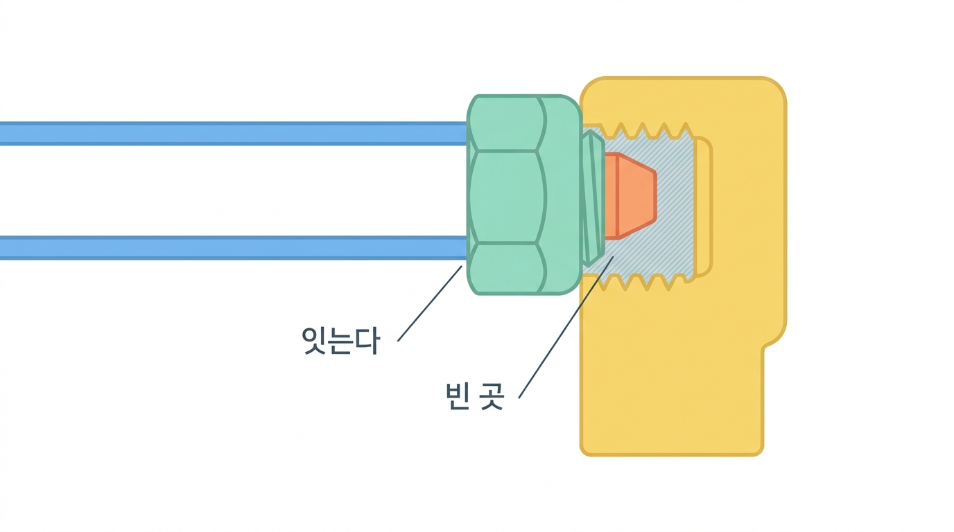 배관과 피팅 — 이음매는 죽은 부피다