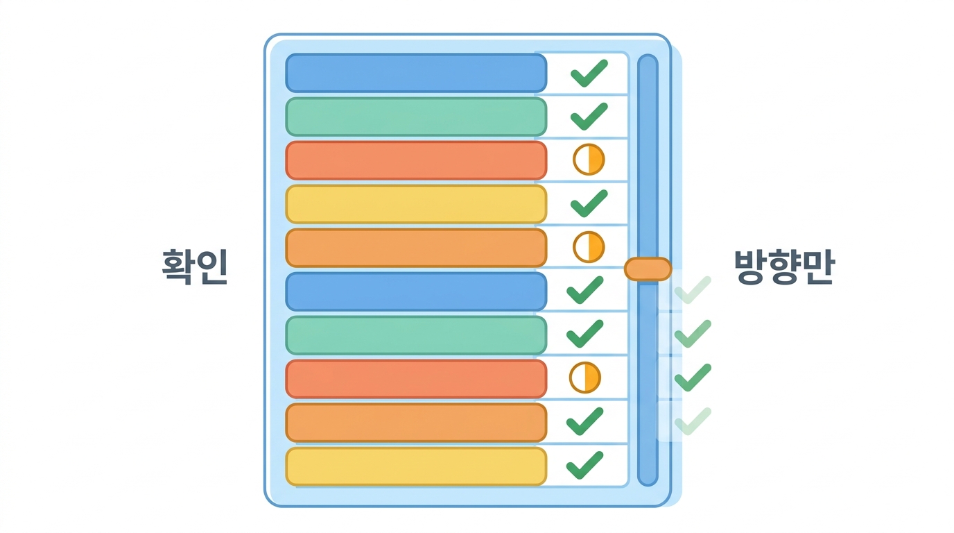 판정 — 논문 Fig 3 을 우리 손으로 채점한다