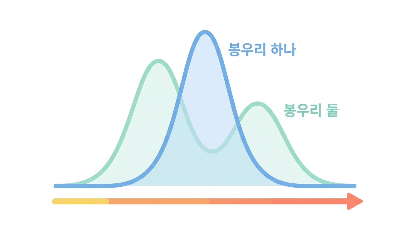 융해곡선 — 봉우리가 둘이면 무엇이 잘못됐나