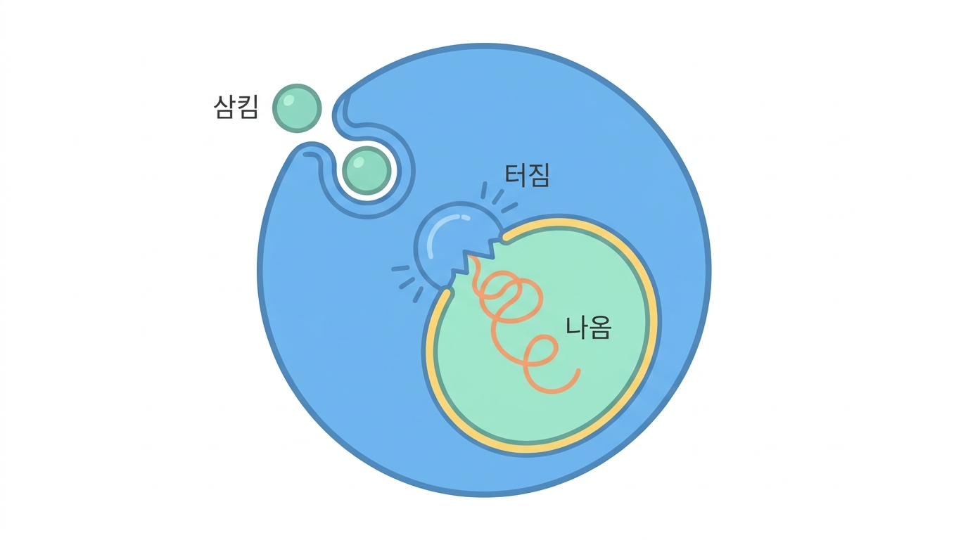 몸 안에서 — 주사에서 세포자멸사까지