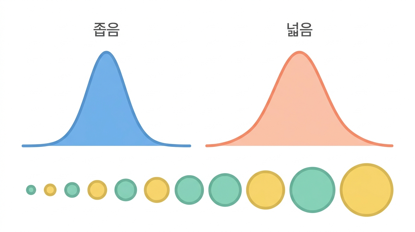111.1 nm · PDI 0.203 — 두 기계가 서로를 받쳐 준다