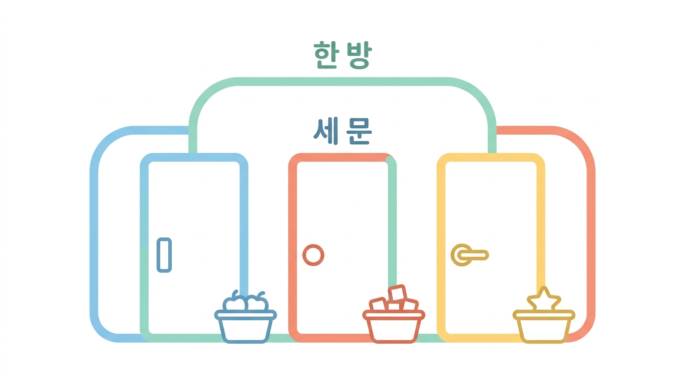 세 개의 문 — UniProt · NCBI Protein · GenBank