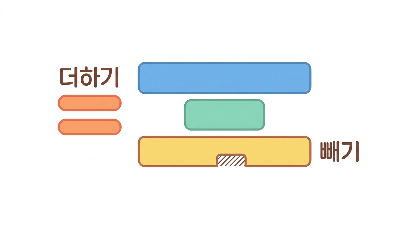 크기 산수 — 5369 더하기 939 는 6262 가 아니다