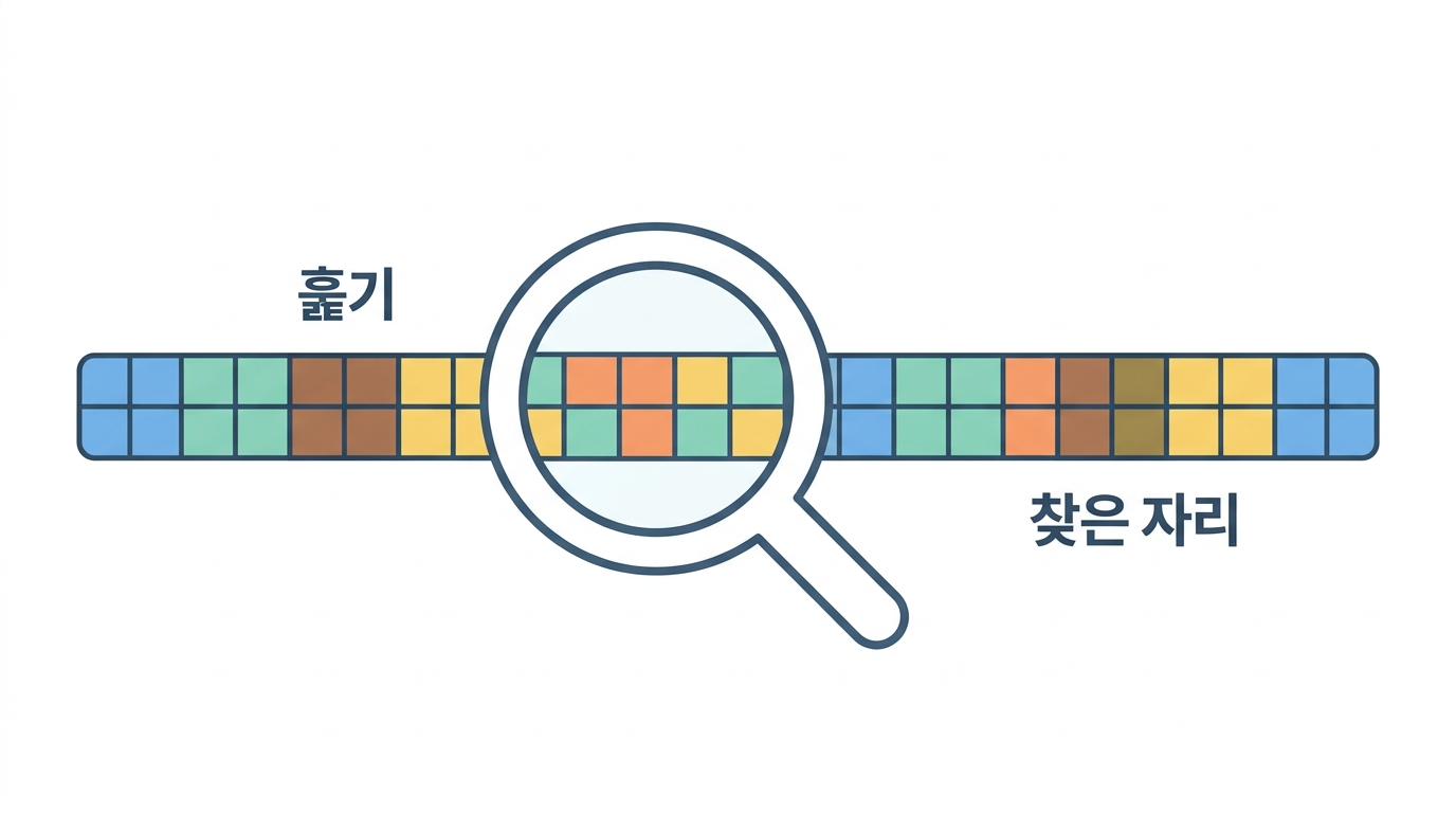 서열에서 자를 자리를 직접 찾는다