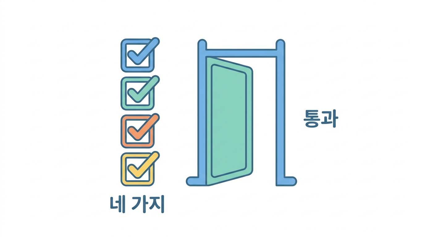 이어 붙인 뒤 반드시 확인하는 넷