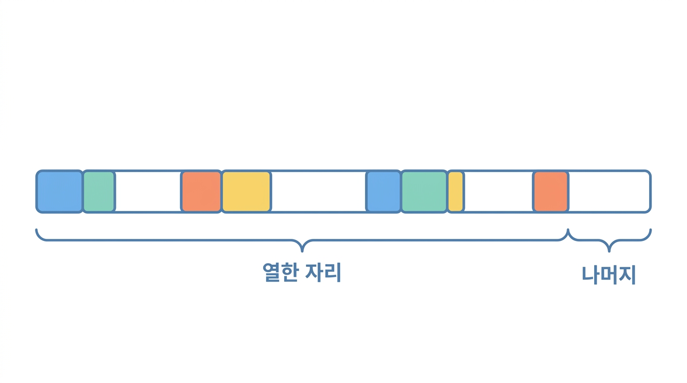 스무 개를 스파이크 지도에 얹으면 열한 자리뿐이다