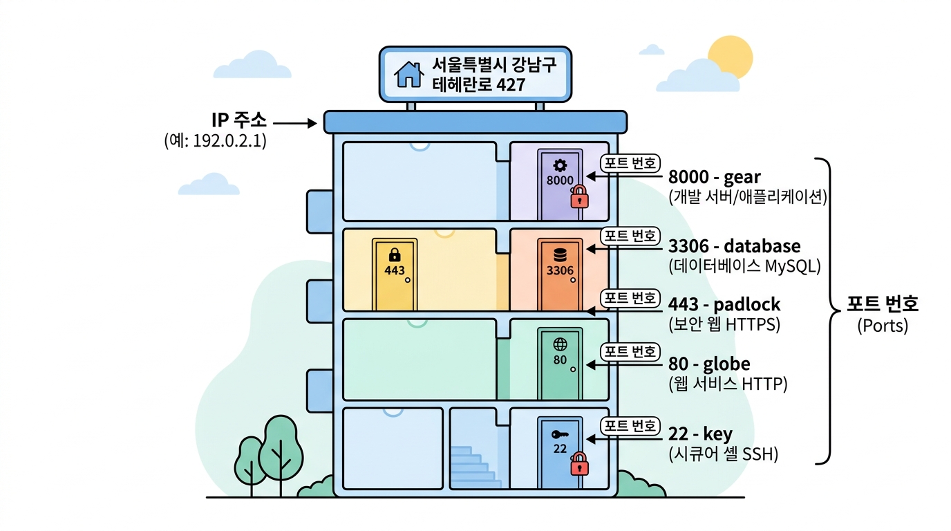 포트 — 건물 안의 호수
