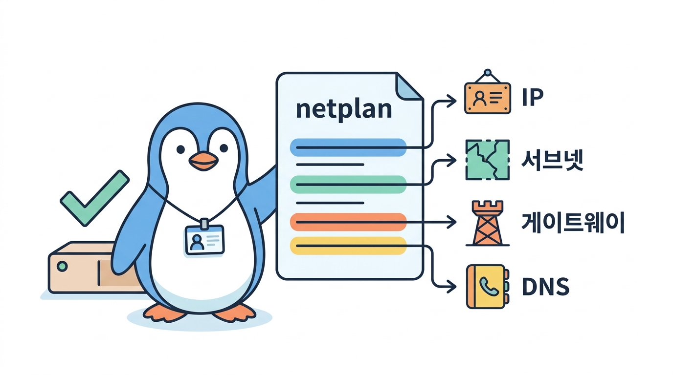 우분투 네트워크 설정 — netplan